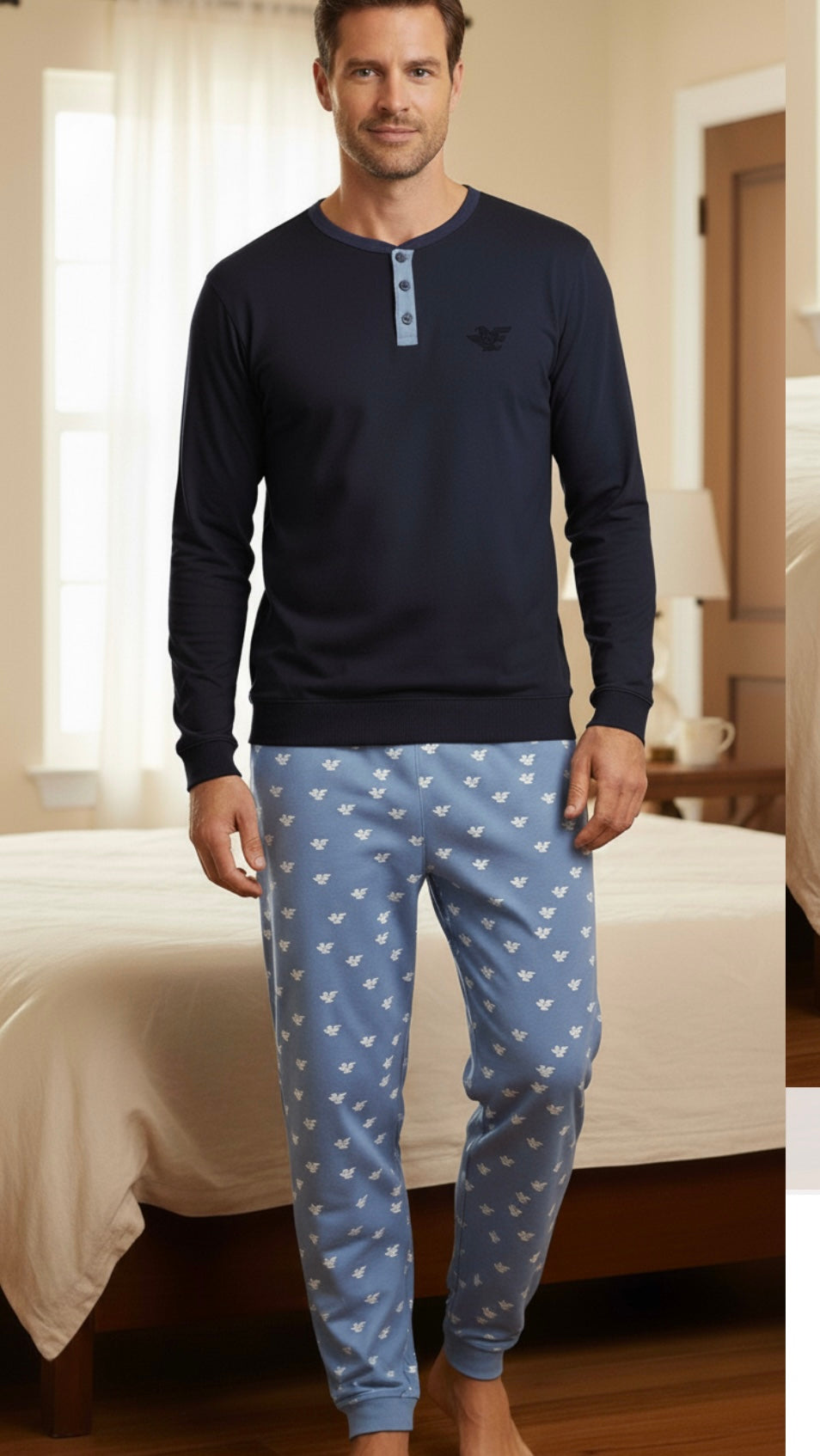 Pigiama uomo cotone Essendo 1103