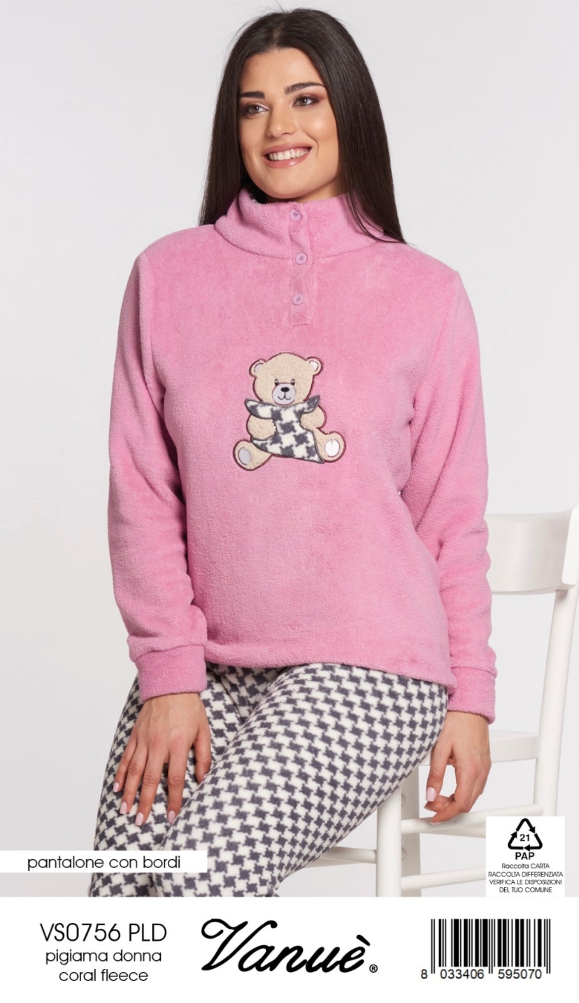 Pigiama donna Coral vanuè 0756