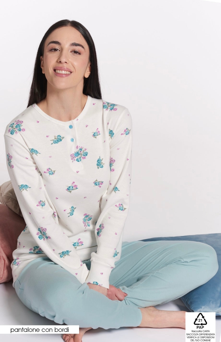 Pigiama donna caldocotone VANUÈ 0608