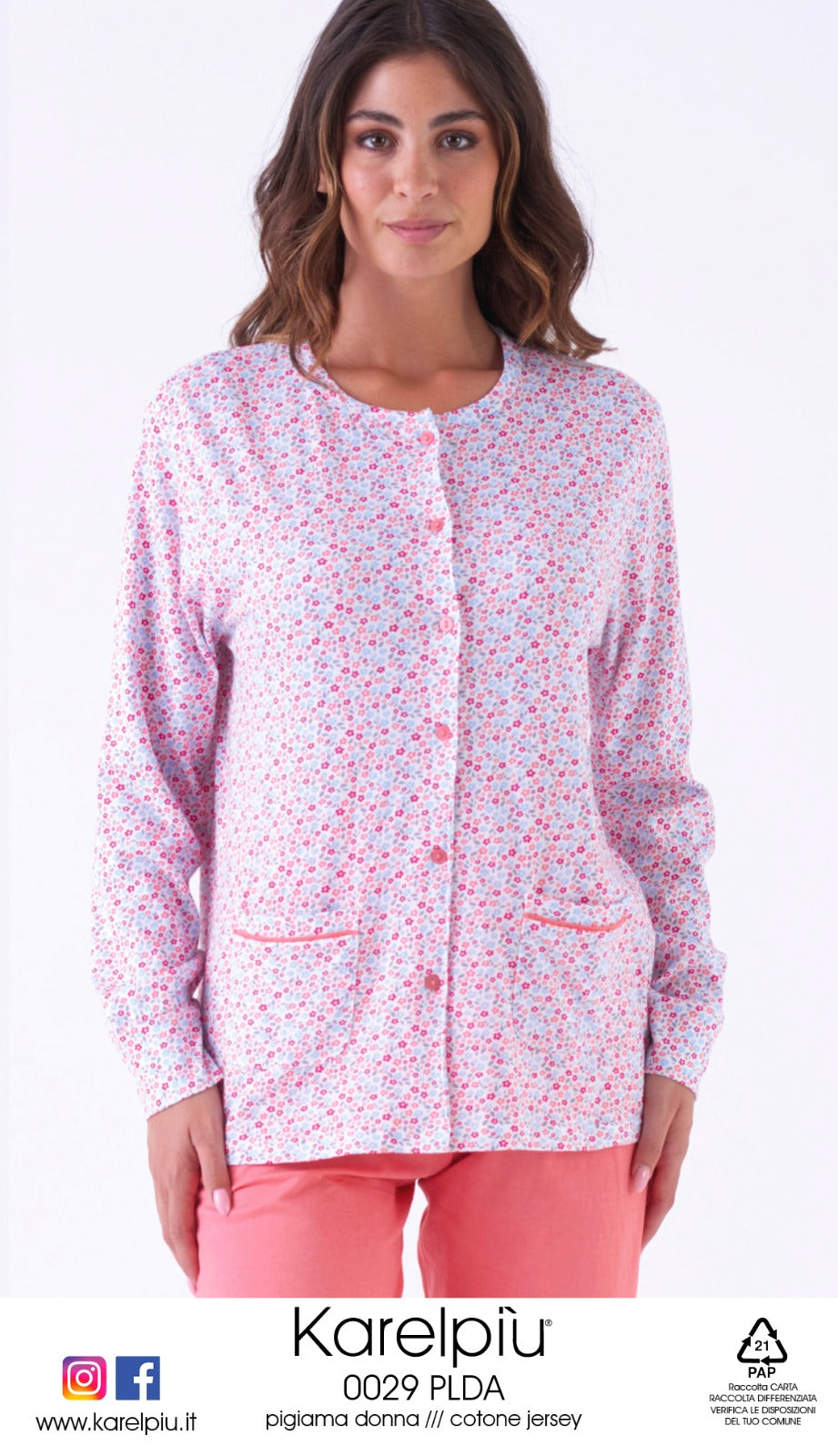 Pigiama donna cotone Karelpiù 0029
