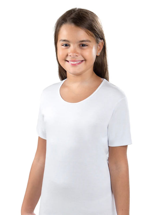 Chemise de sous-vêtements fille en coton chaud Kiccaeciccio 2803