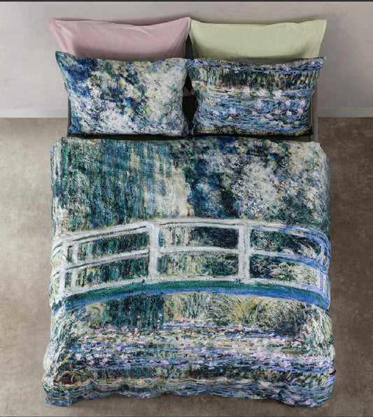 Lenzuola Cogal linea Cogart Lo stagno delle ninfee di Monet