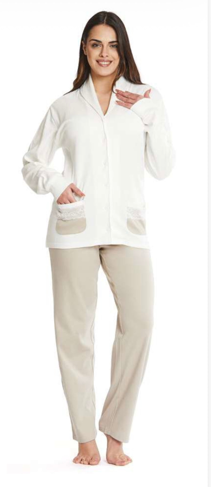 Pigiama donna Caldocotone Nazareno Gabrielli D6078