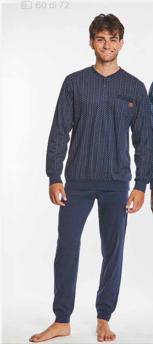 Pigiama uomo Nazzareno Gabrielli calibrato 7083