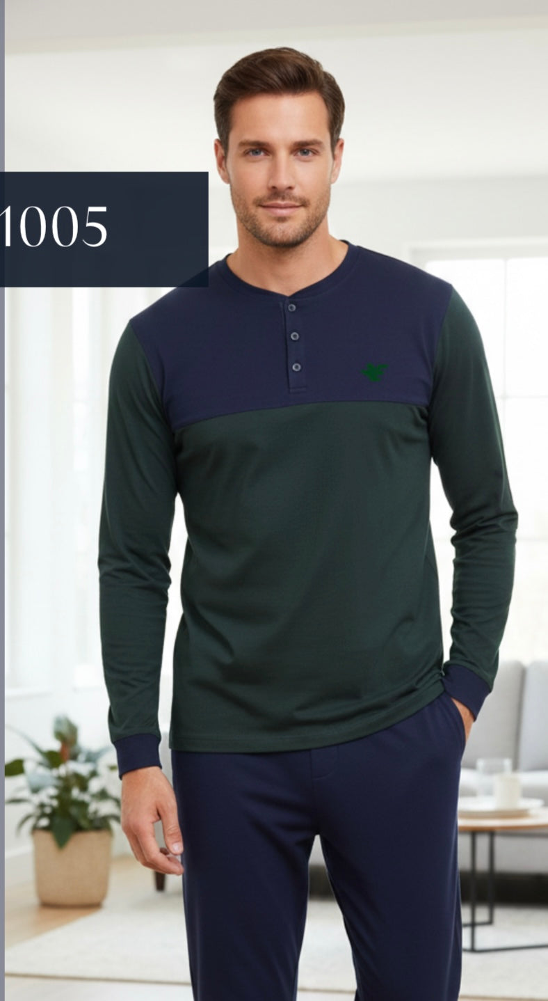Pigiama uomo caldocotone ESSENDO 1005