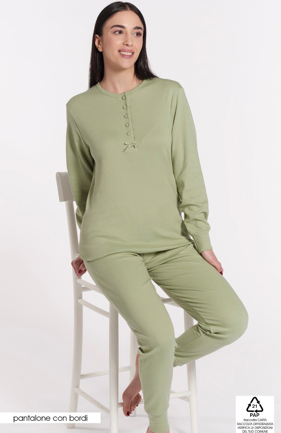 Pigiama donna caldocotone VANUÈ 0640