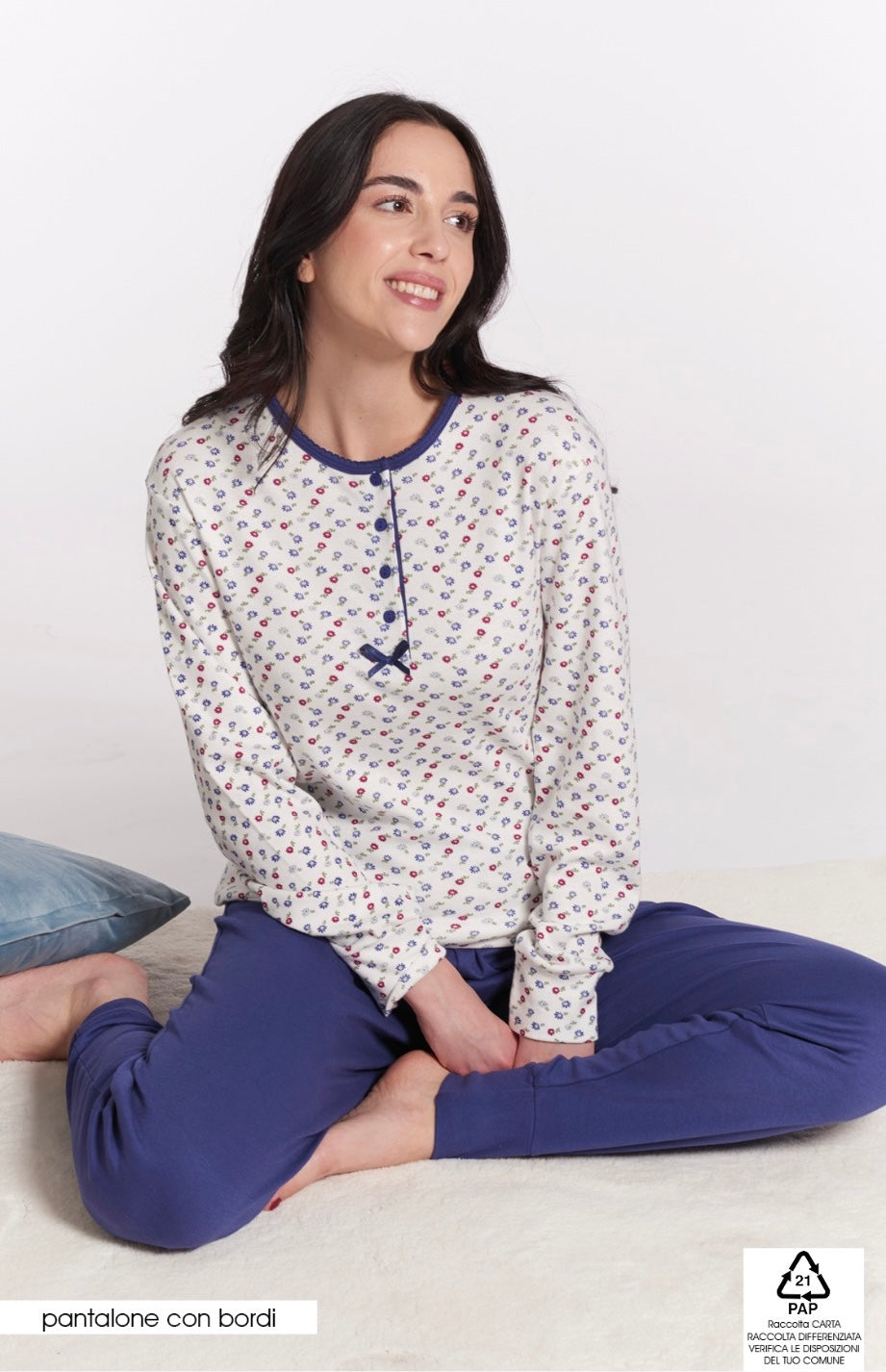 Pigiama donna caldocotone VANUÈ 0623