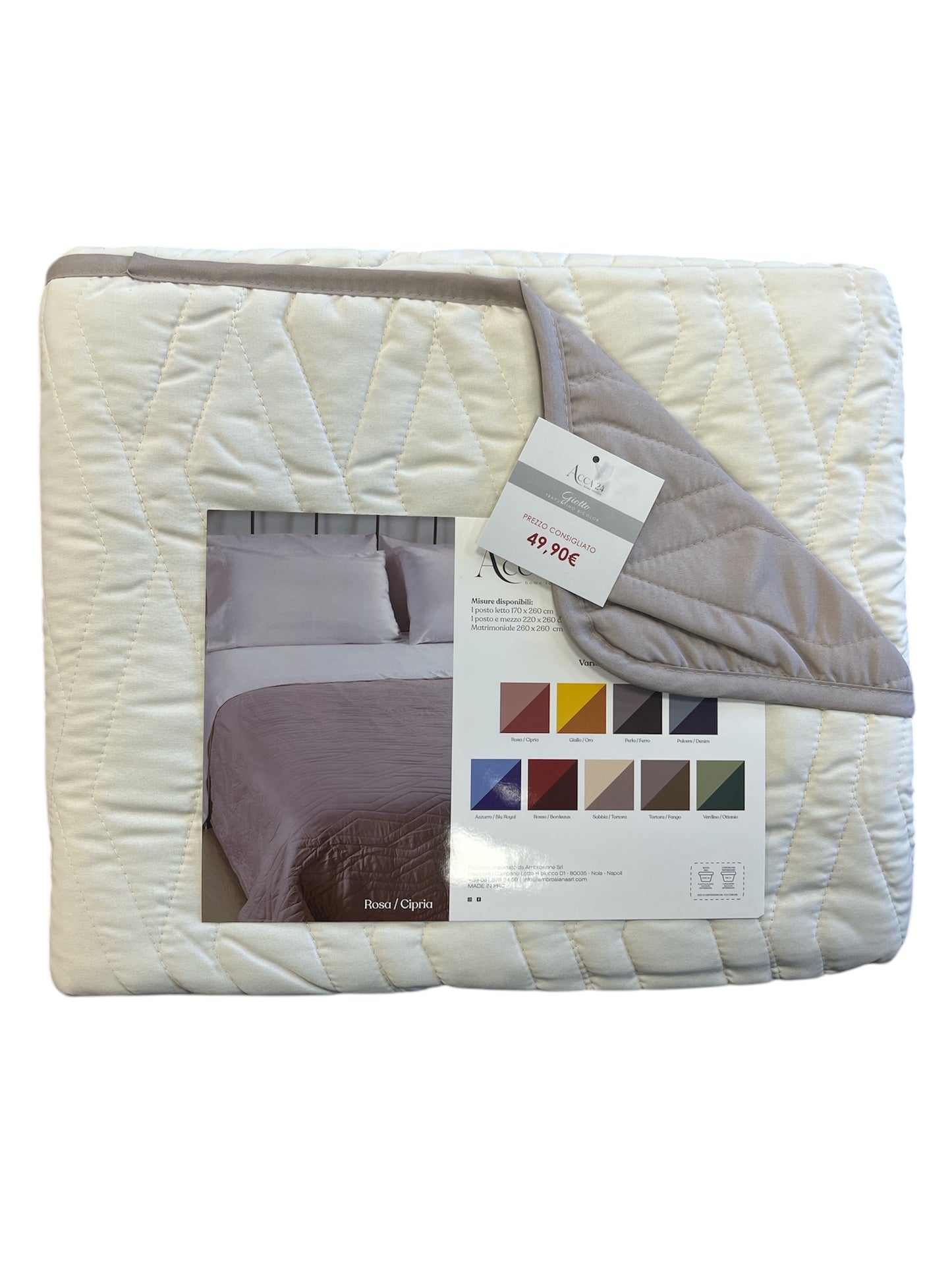 Trapuntino Matrimoniale Acca24 Giotto