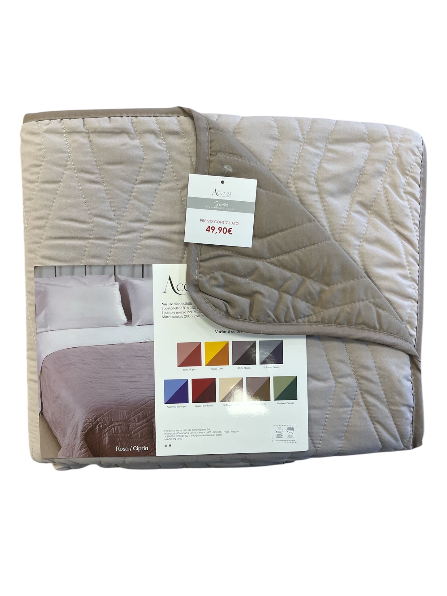 Trapuntino Matrimoniale Acca24 Giotto