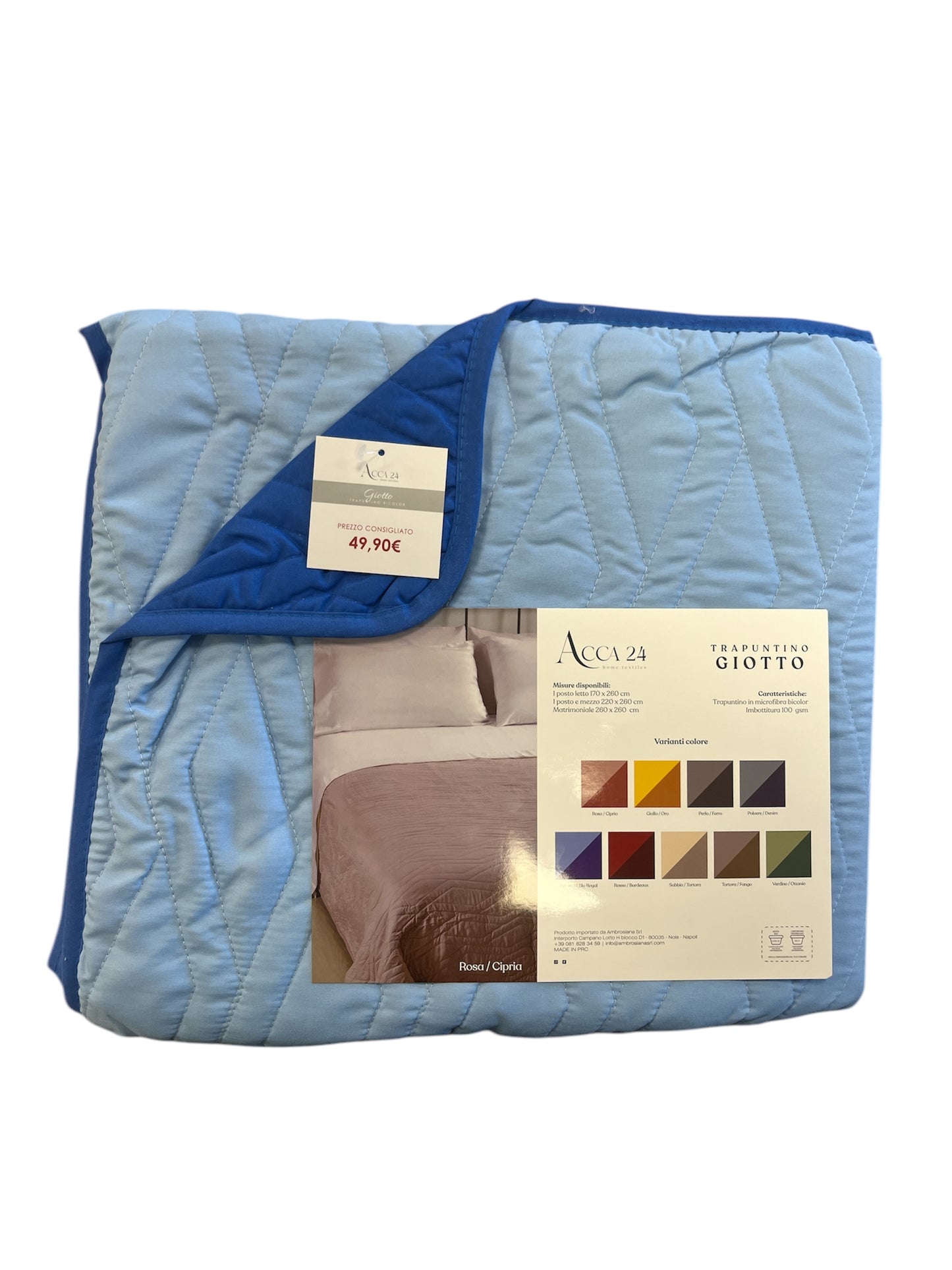 Trapuntino Matrimoniale Acca24 Giotto