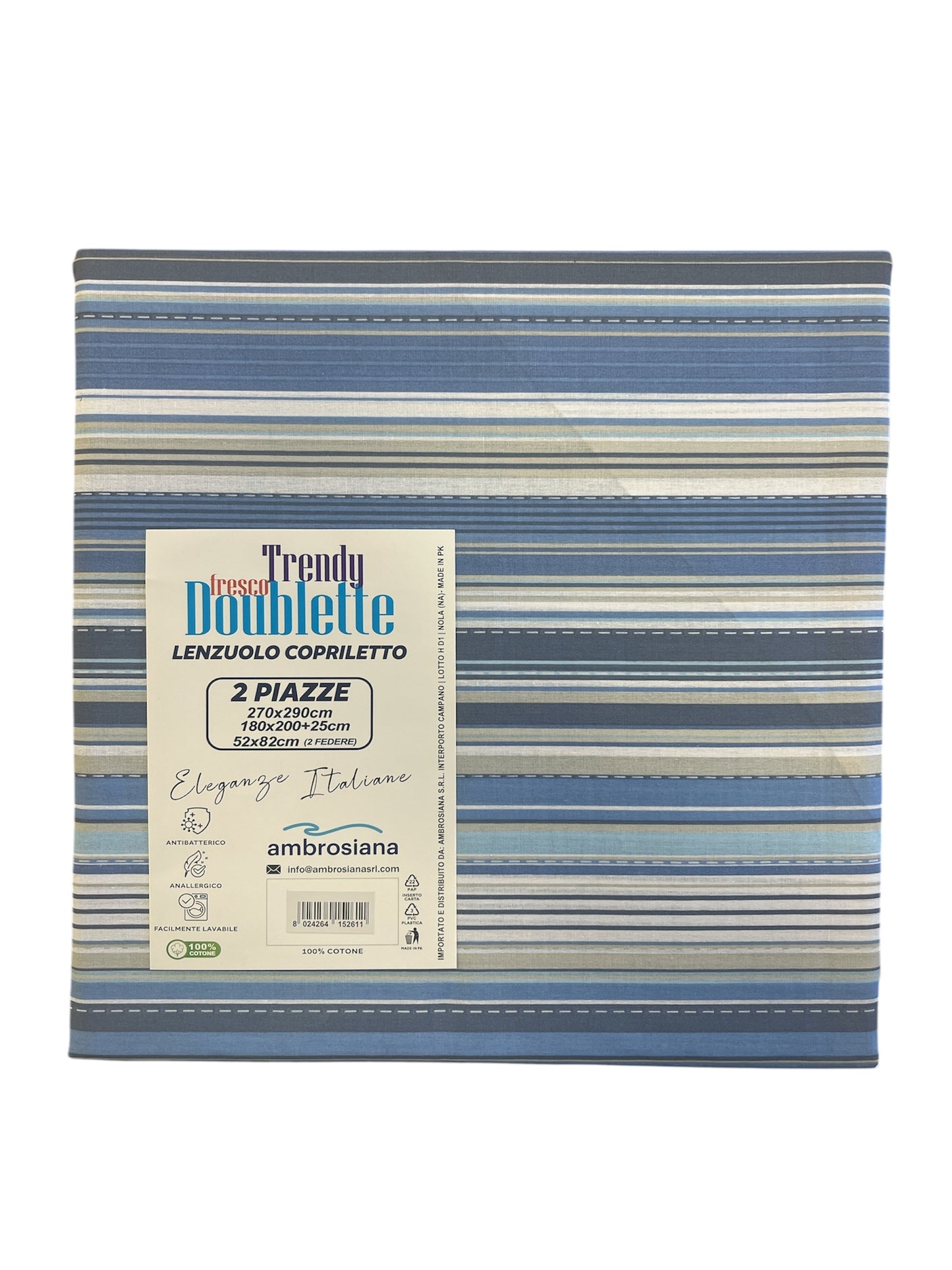 Lenzuolo/copriletto Matrimoniale AMBROSIANA TRENDY 01