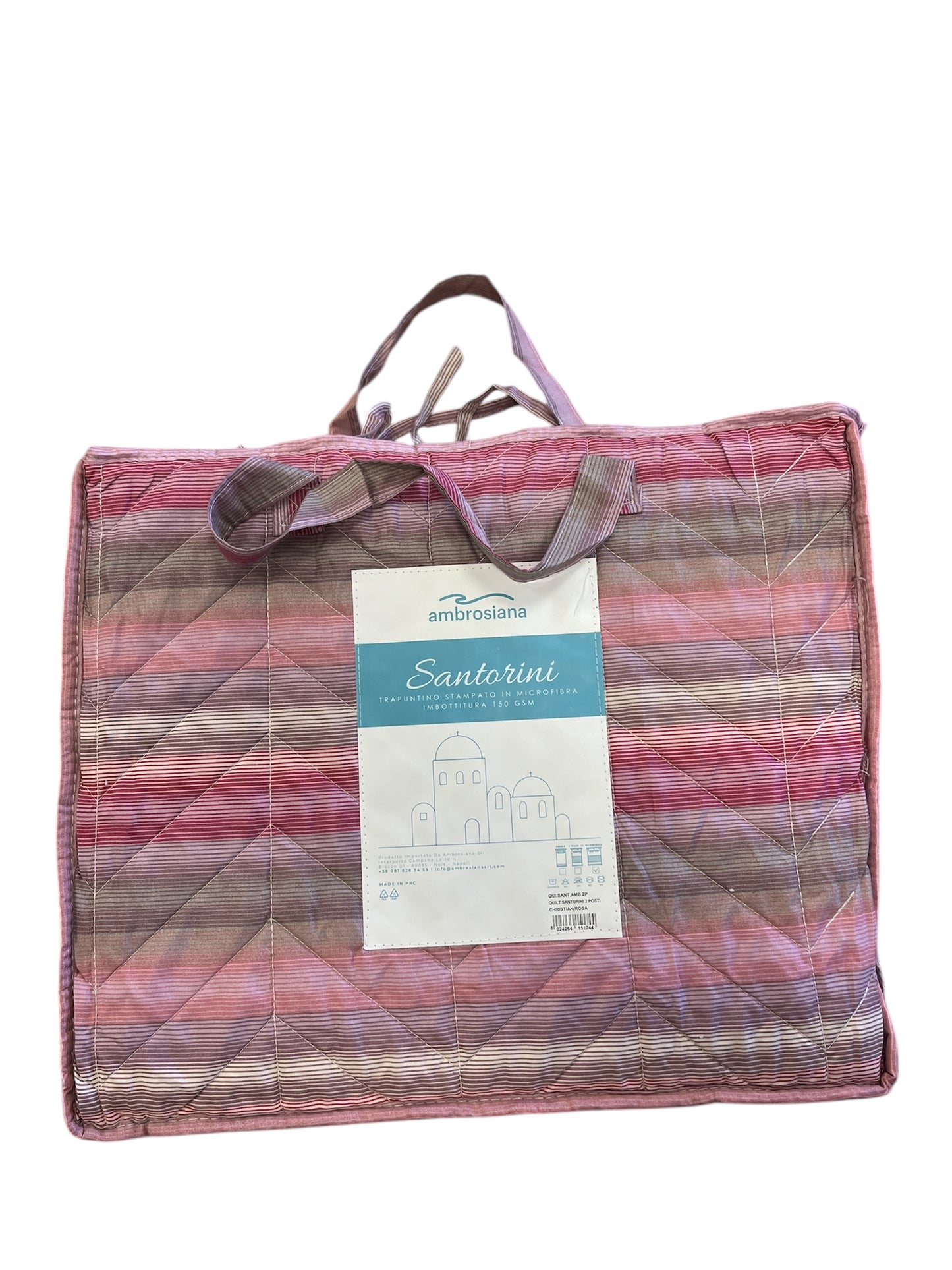 Trapuntino matrimoniale Ambrosiana Santorini Christian