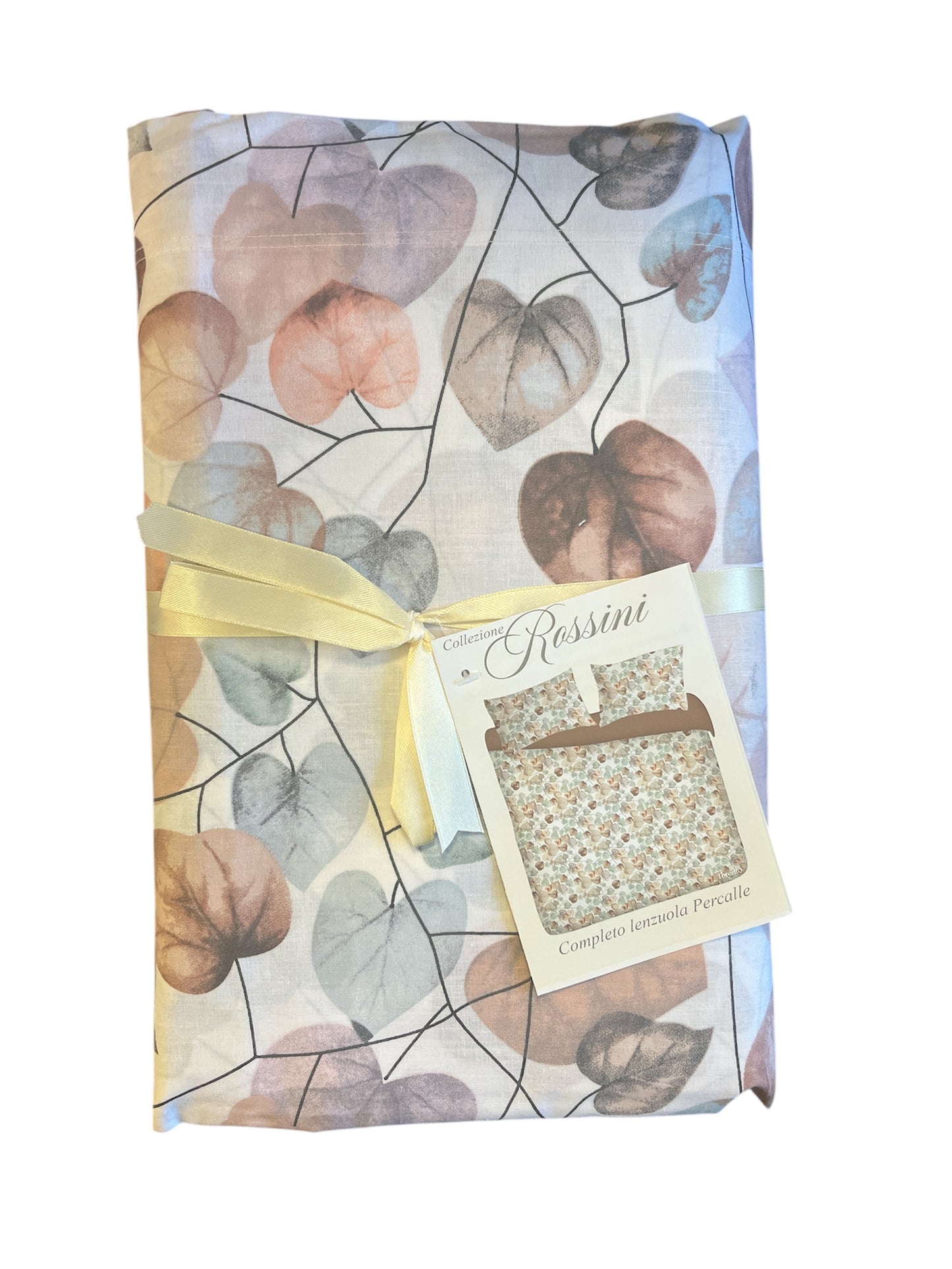 Completo letto matrimoniale percalle ROSSINI
