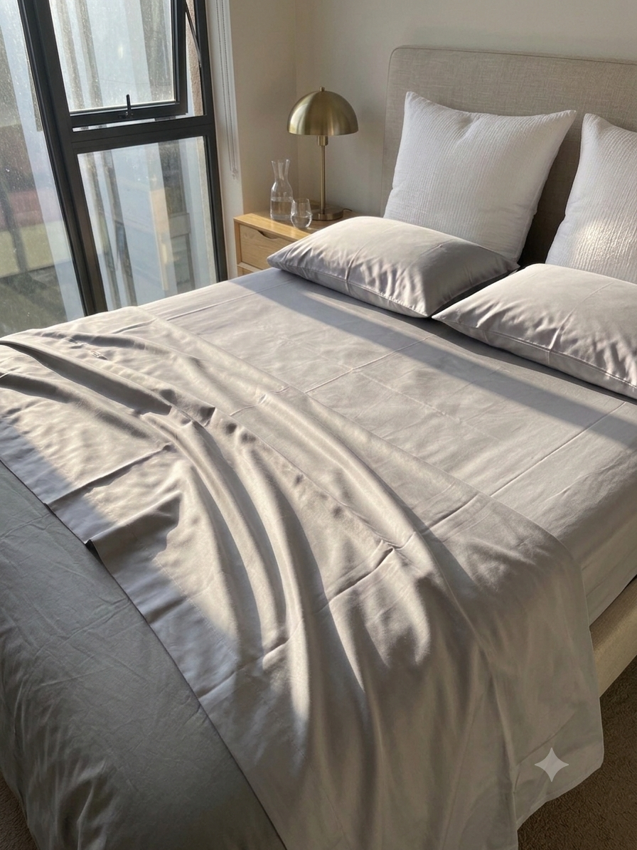 Completo letto percalle 220 fili ZAMBAITI Cora