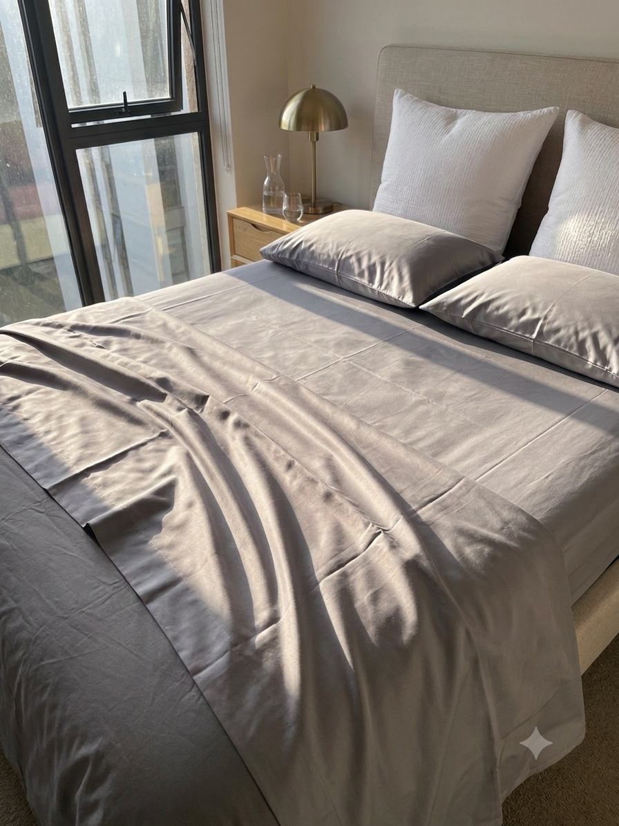 Completo letto percalle 220 fili ZAMBAITI Cora