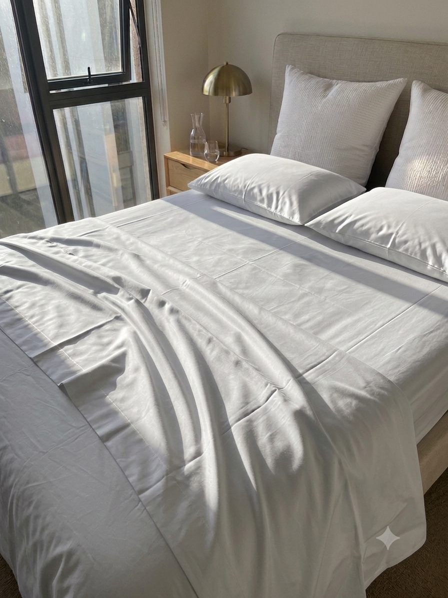 Completo letto percalle 220 fili ZAMBAITI Cora